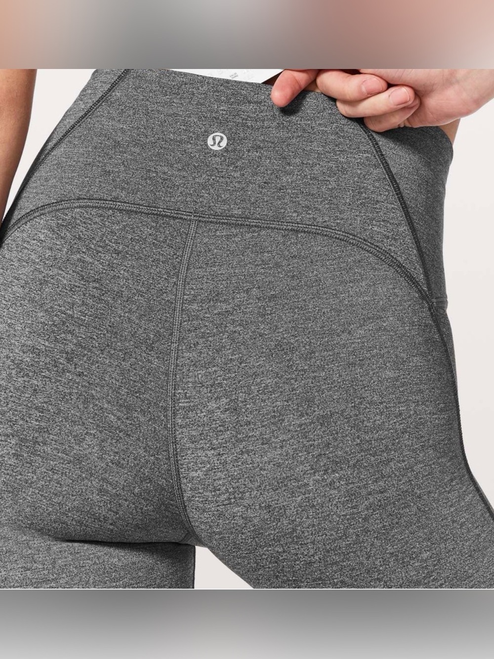lululemon athletica Heather Gray High-Rise Sculpting Leggings